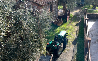 Morgnar i den italienska byn