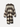 CHUNKY Striped Cardigan- Taupe/Offwhite