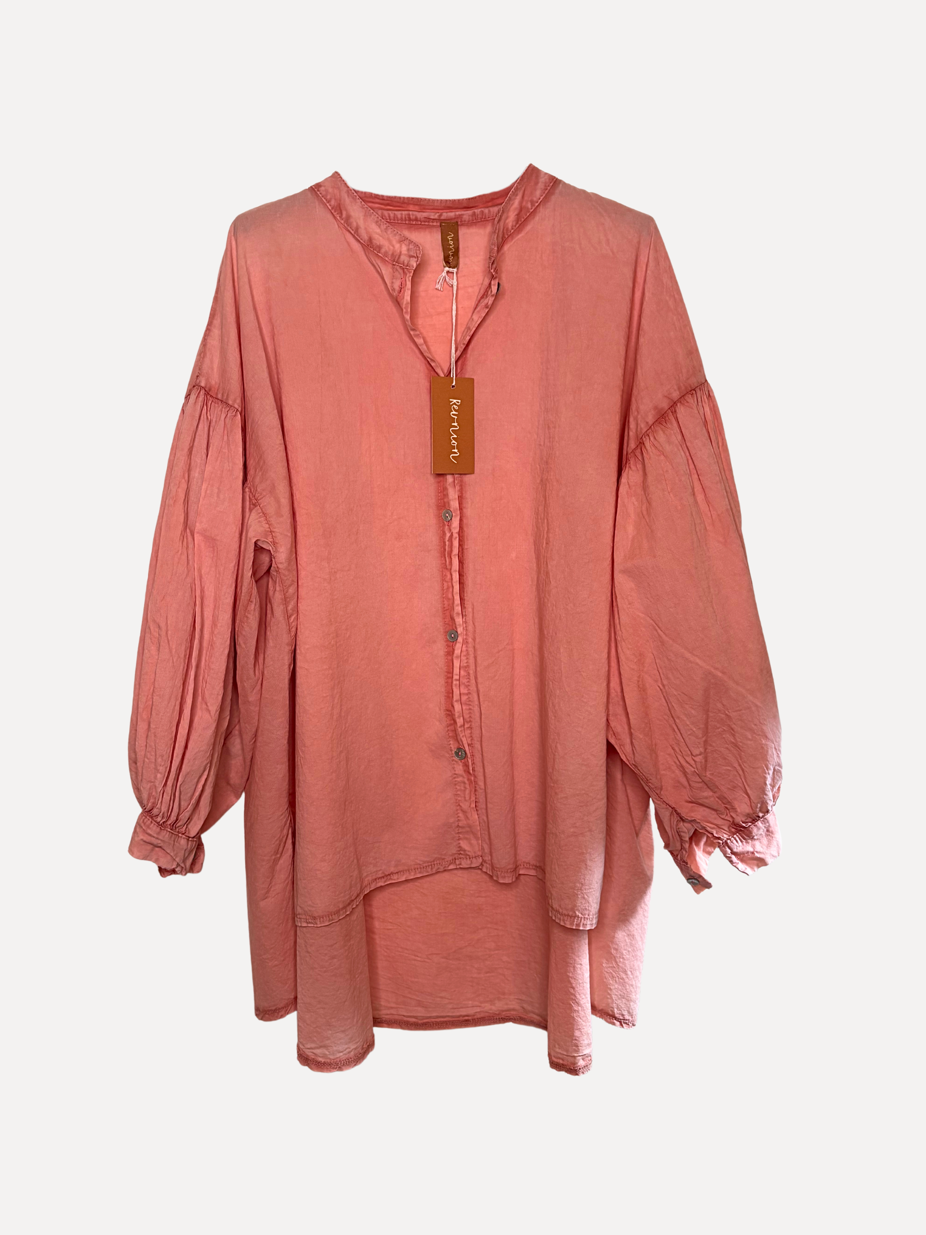 Blusa vintage alba, espresso lavado