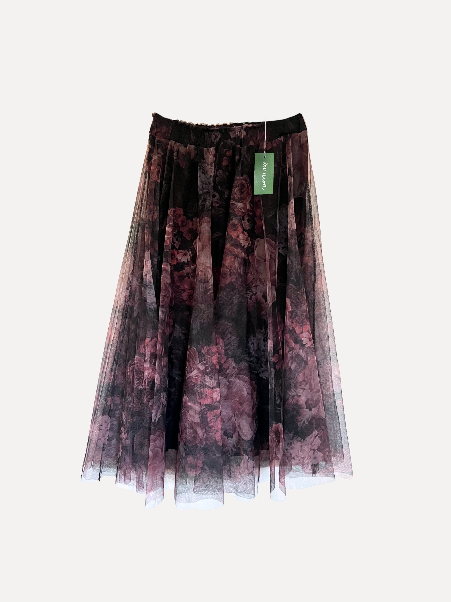 FALDA TUL Flores NUEVO