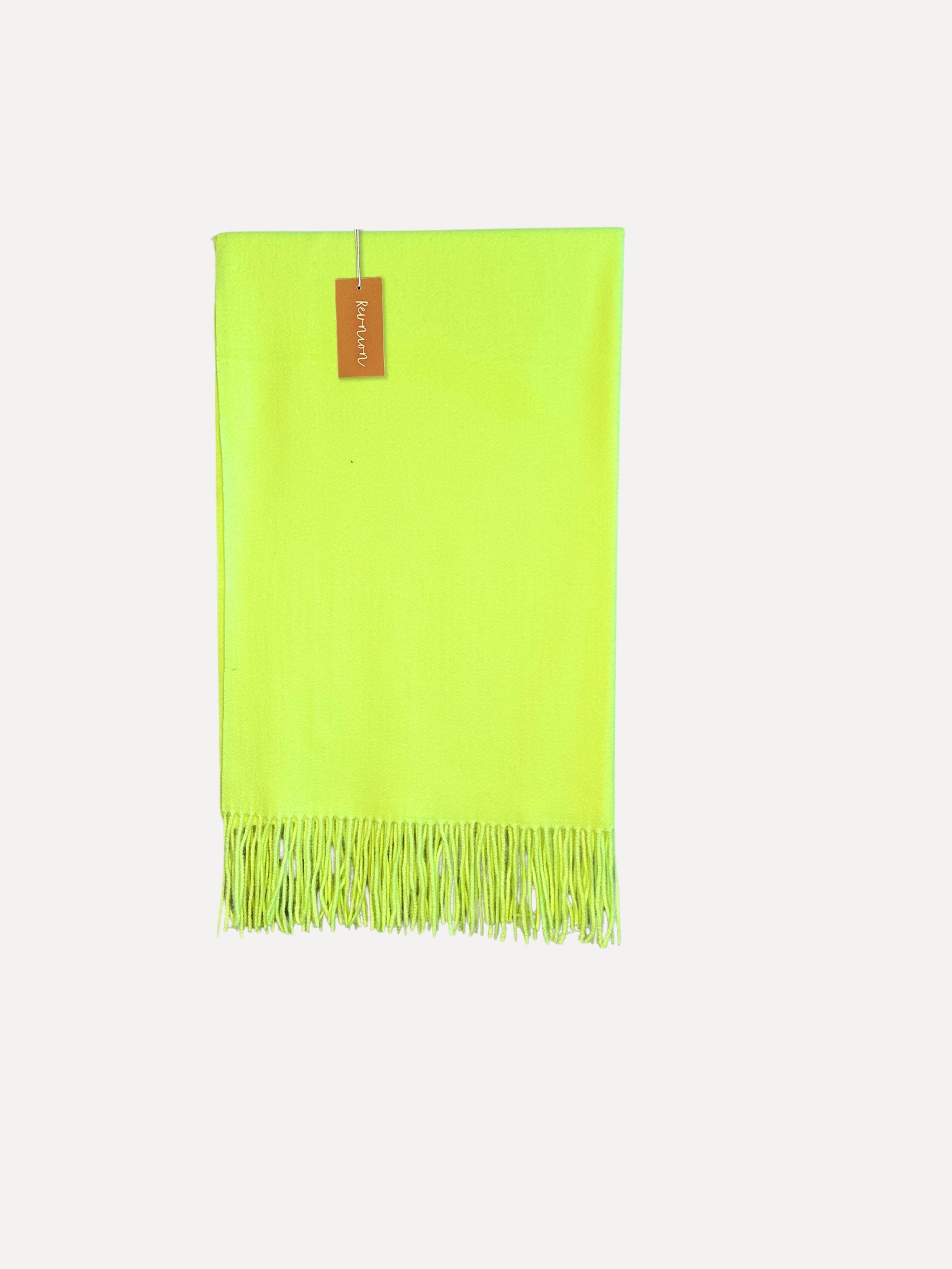 Hanna bufanda, amarillo neón