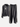 Ensemble de baskets STRIPED EXECUTIVE, gris foncé