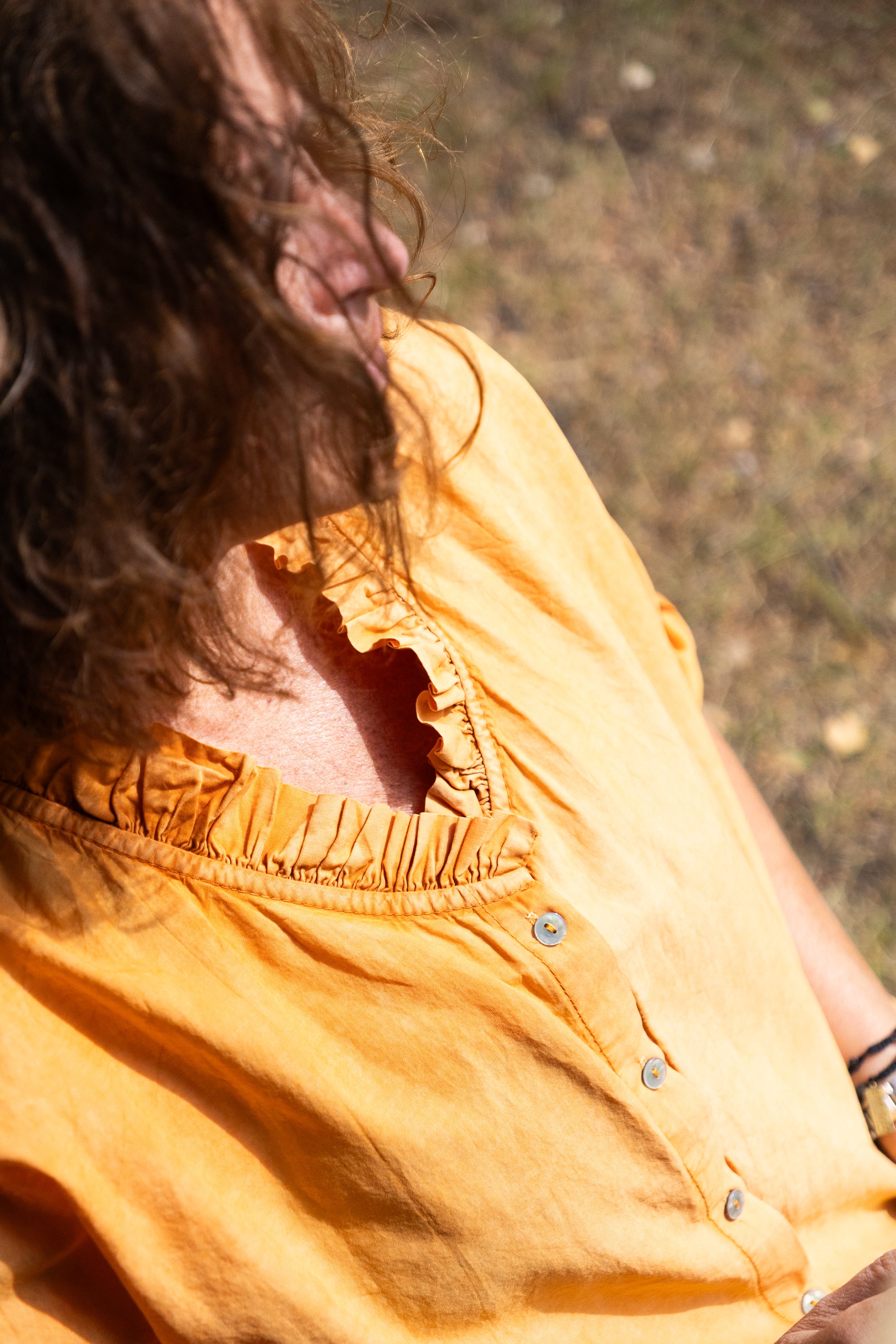 Blusa de monia, zanahoria