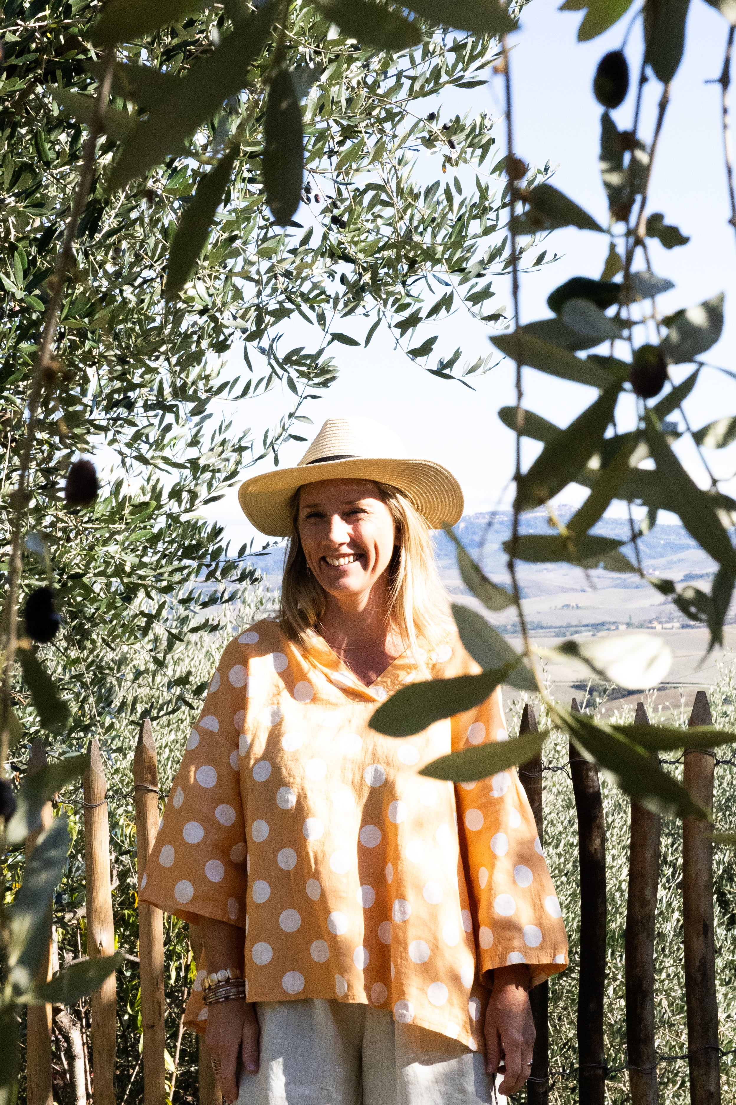 20022 Salento Dot Bluse