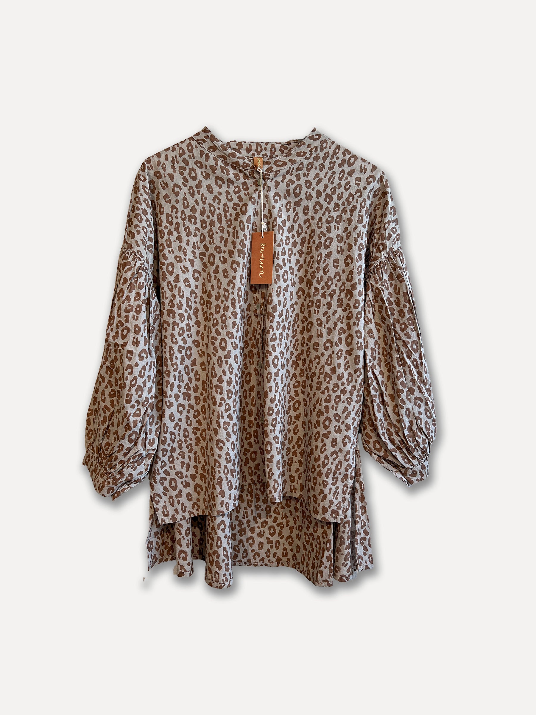 Alba Leo Blouse, Taupe