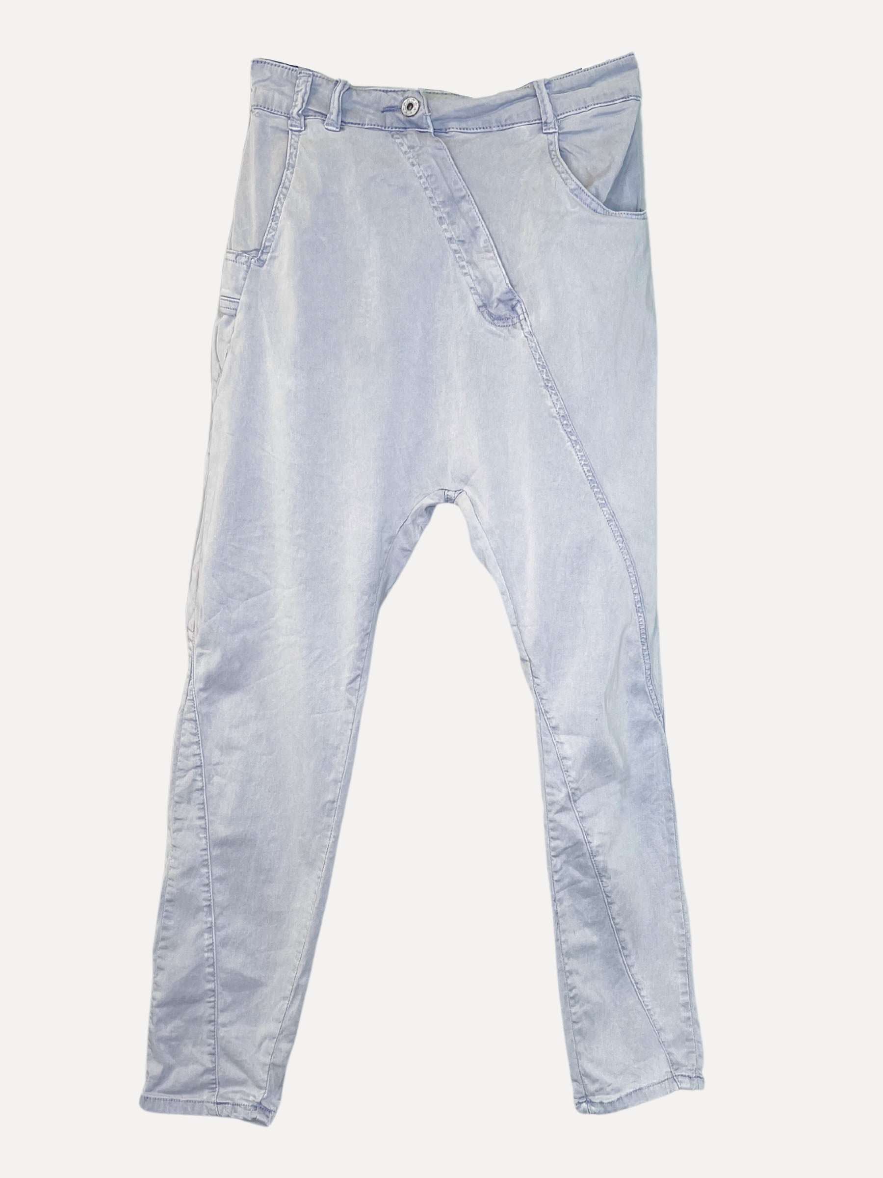 BOYFRIEND BAGGY Jeans, Sky Blue 8201-37