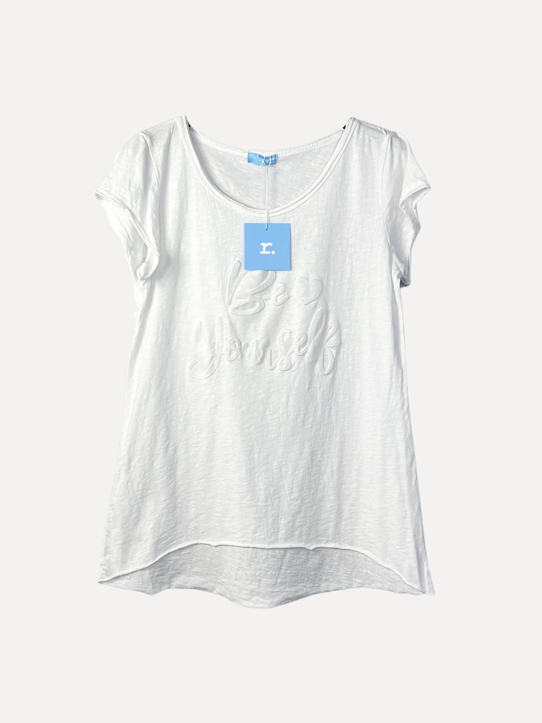 BE YOURSELF T-Shirt, White