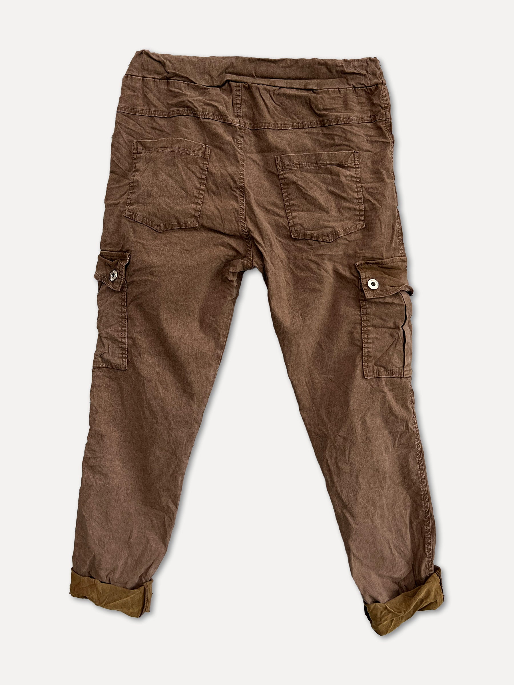CARGO BOX Pants, Brown