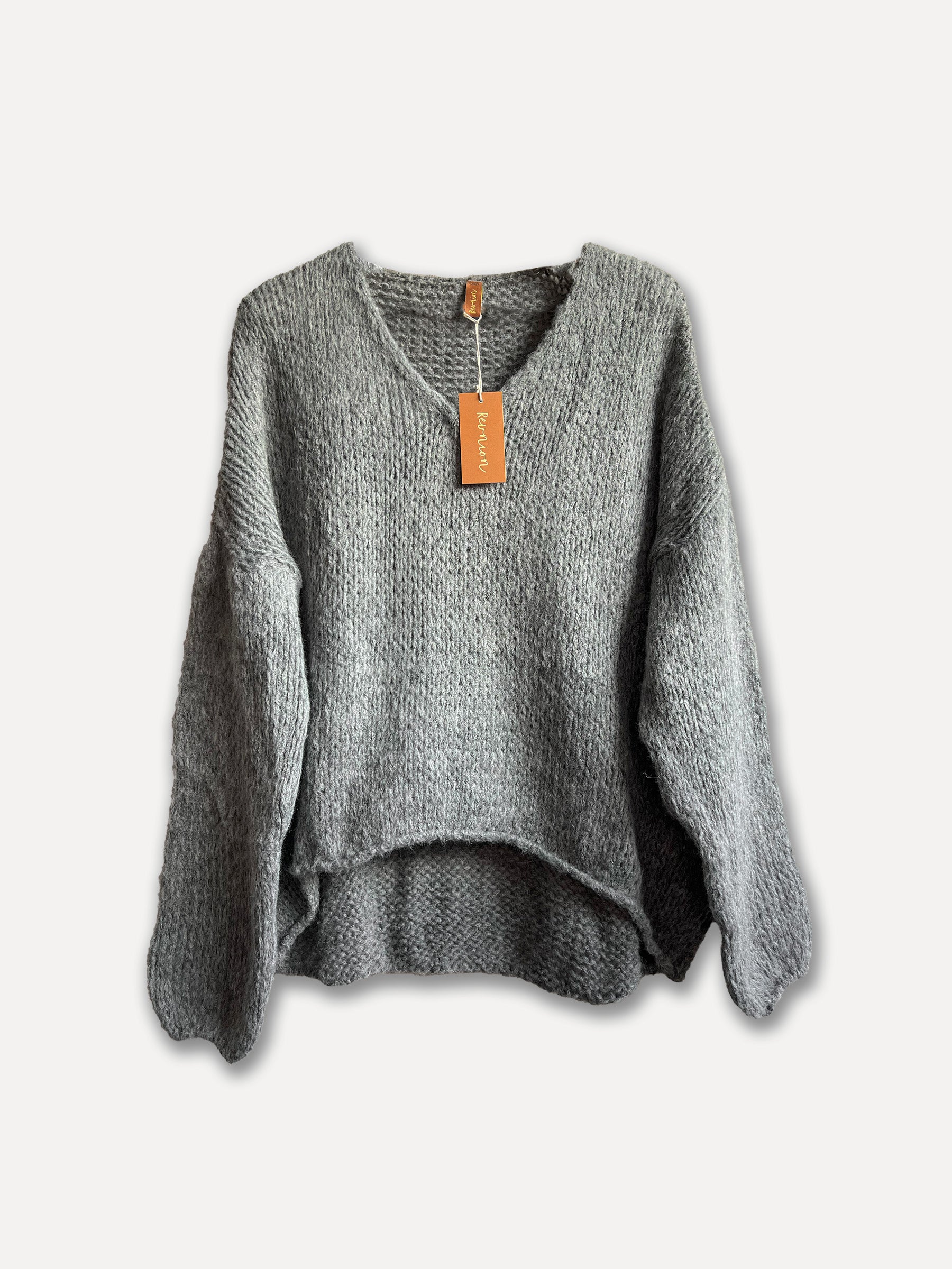 Falling in Love Sweater, Grey