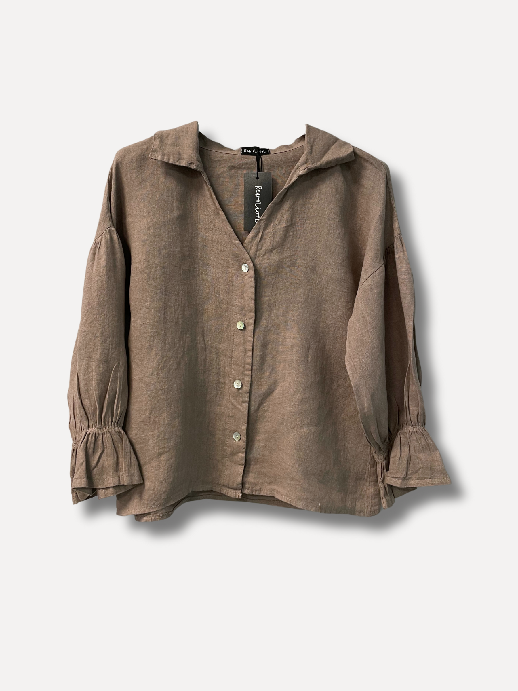FANNY Blouse, Taupe