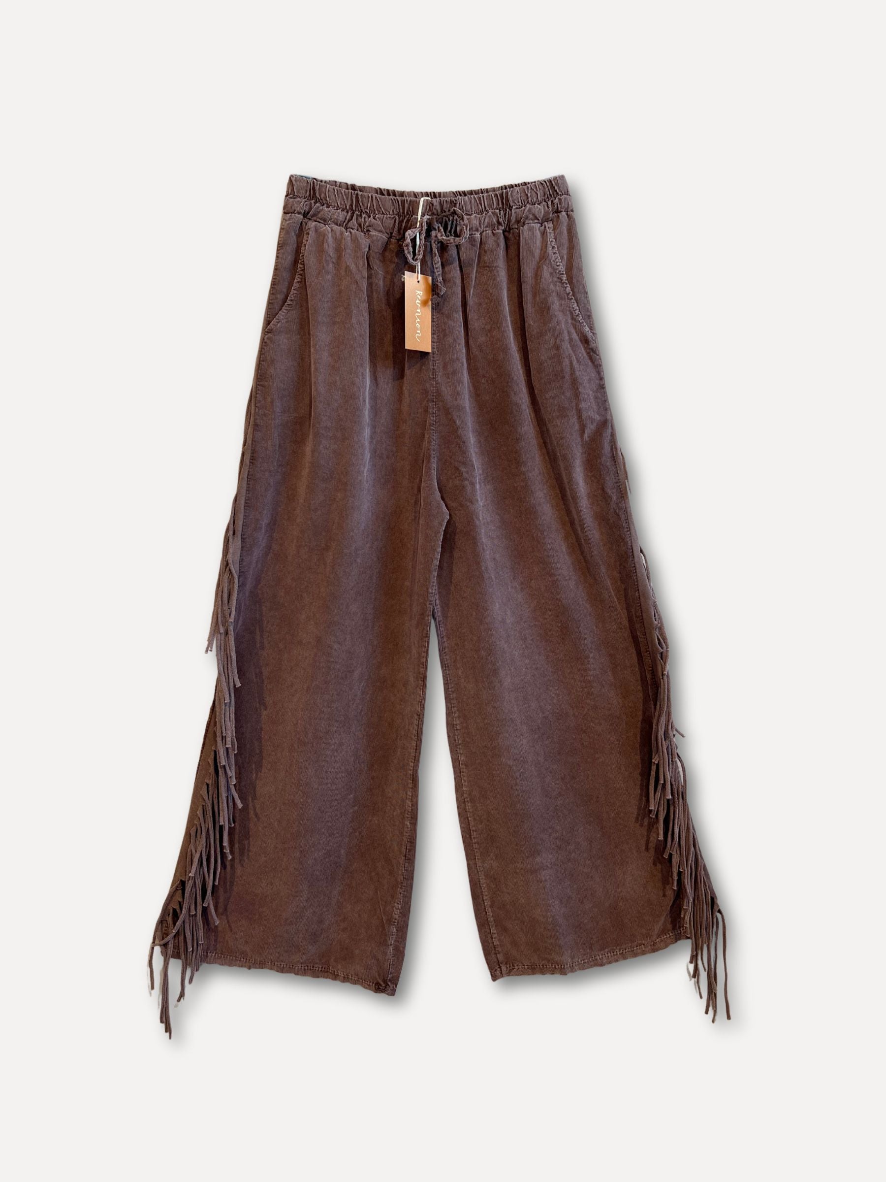 Pantalones marginales, rosa polvoriento