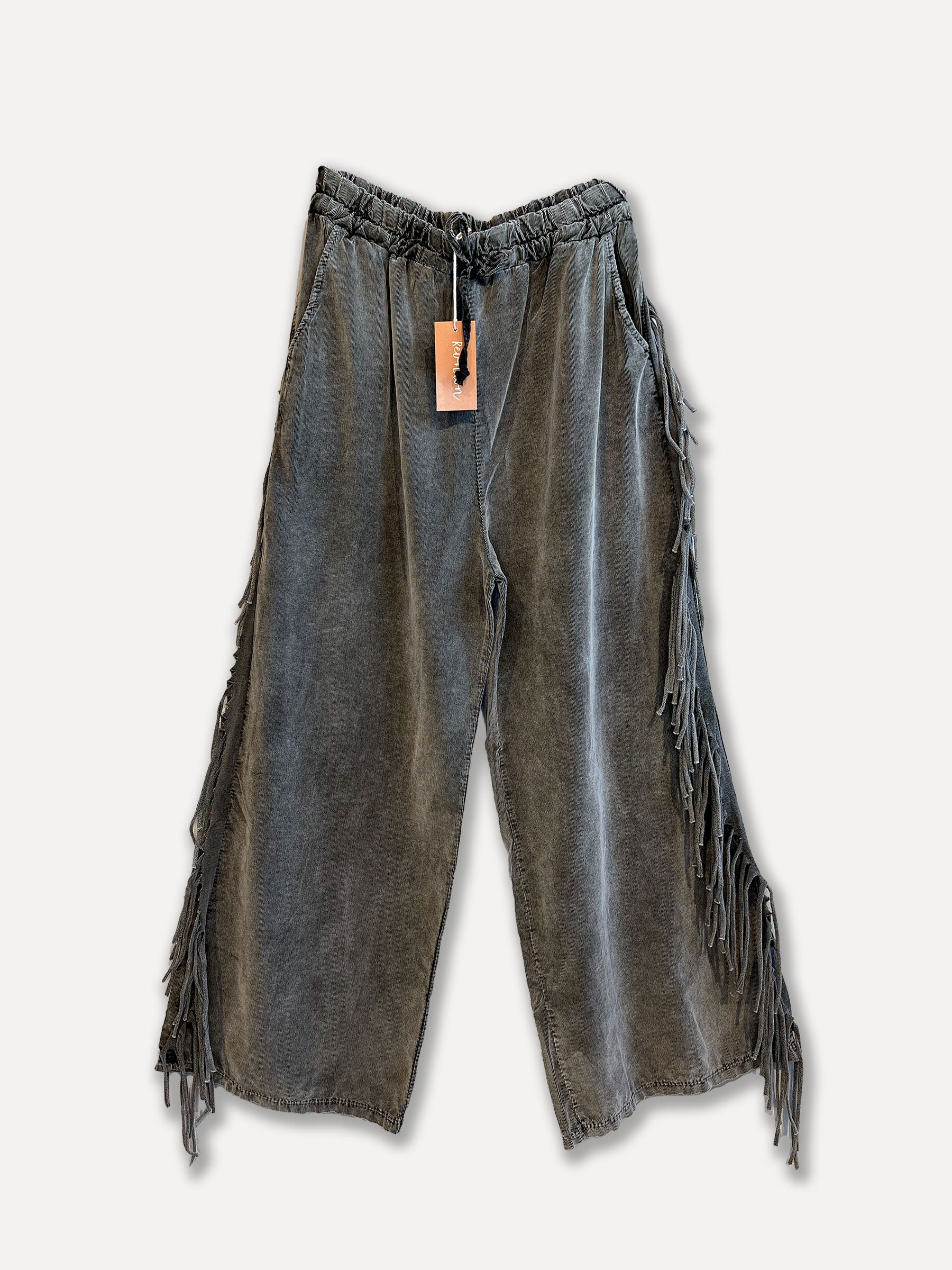 Pantalones marginales, gris oscuro