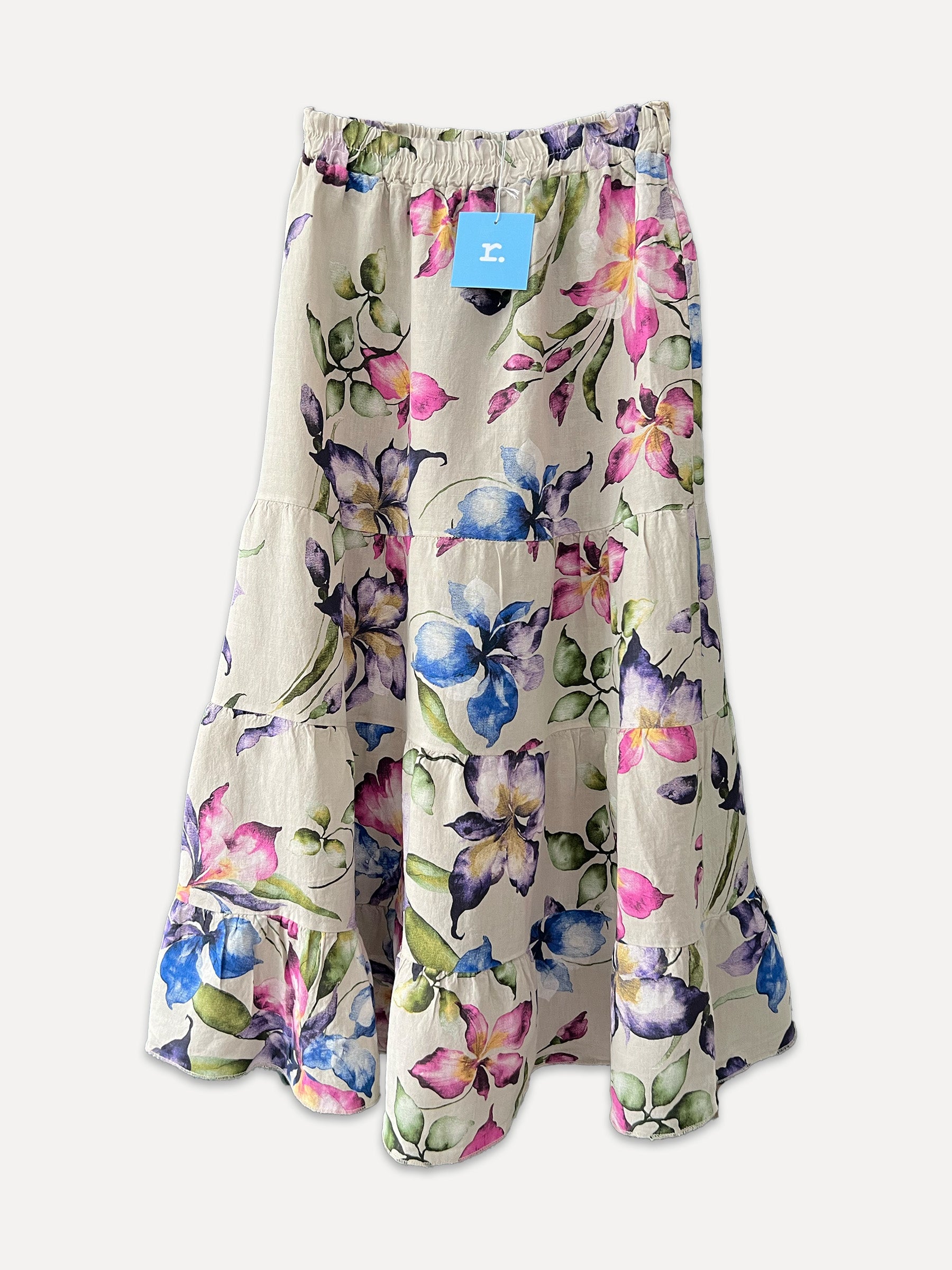 IRIS Flower Skirt, Beige