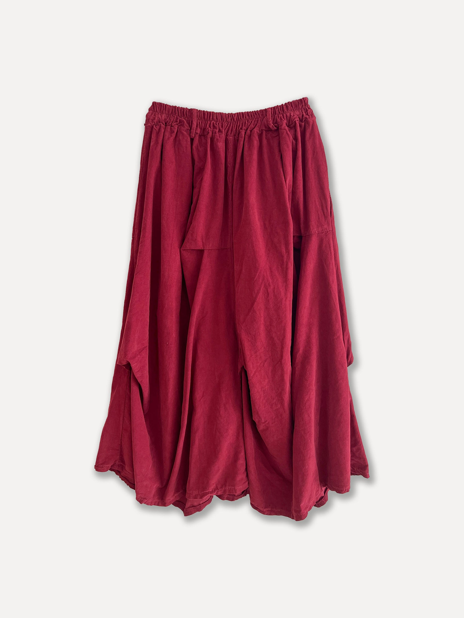 Falda de cordón de lulu, vino