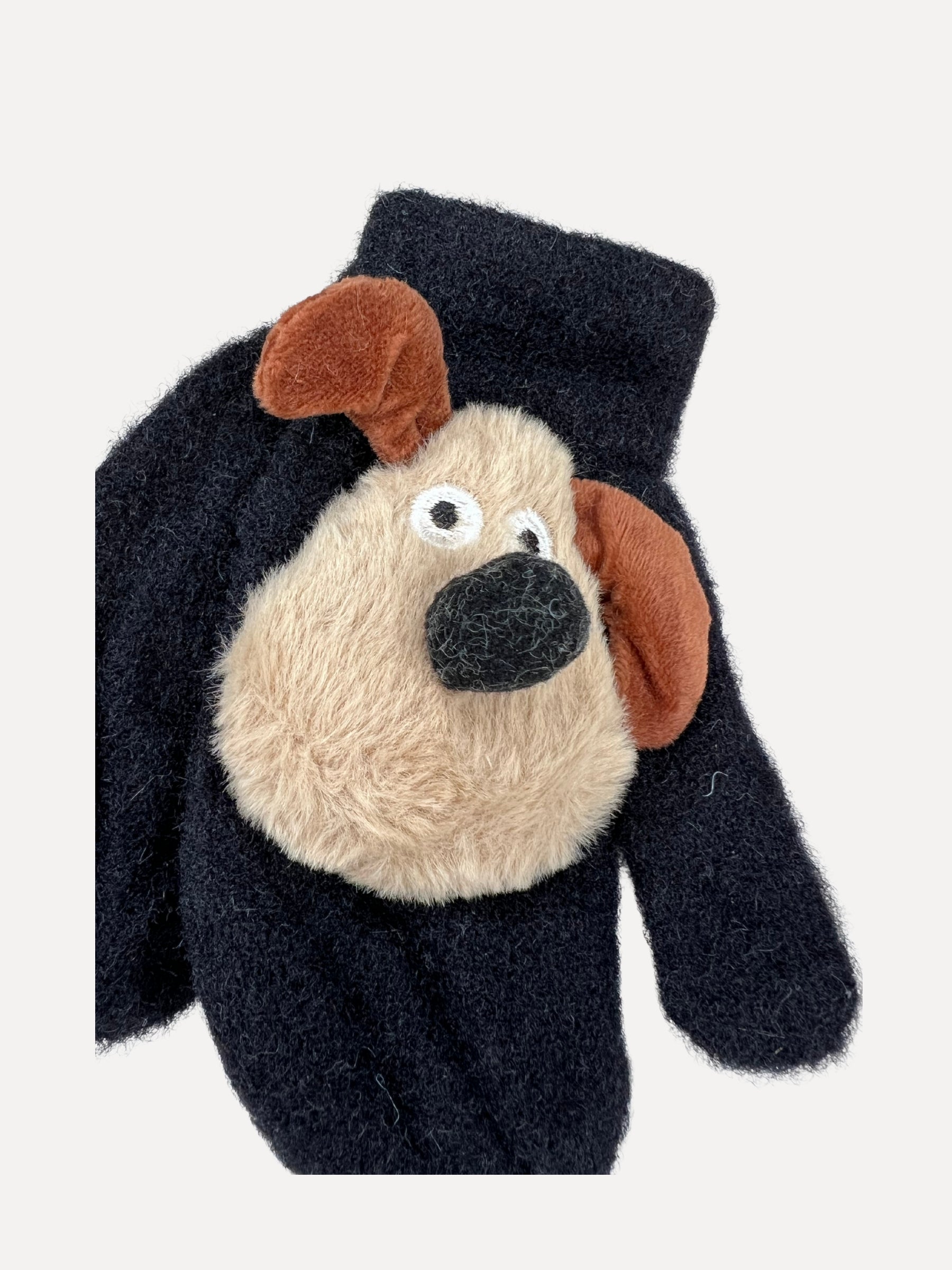 Guantes de Doggo para niños, negro