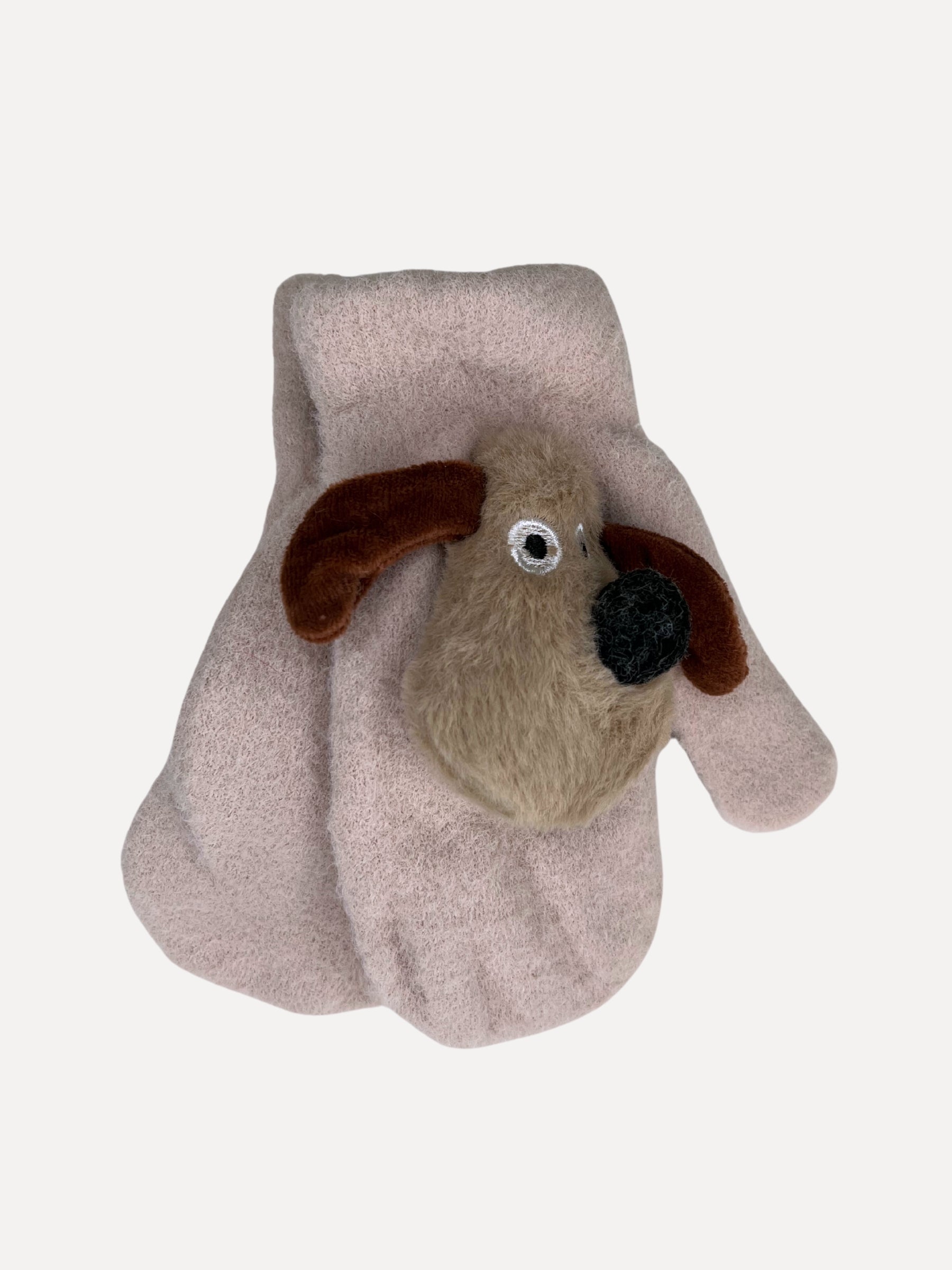Guantes de doggo para niños, rosa polvoriento