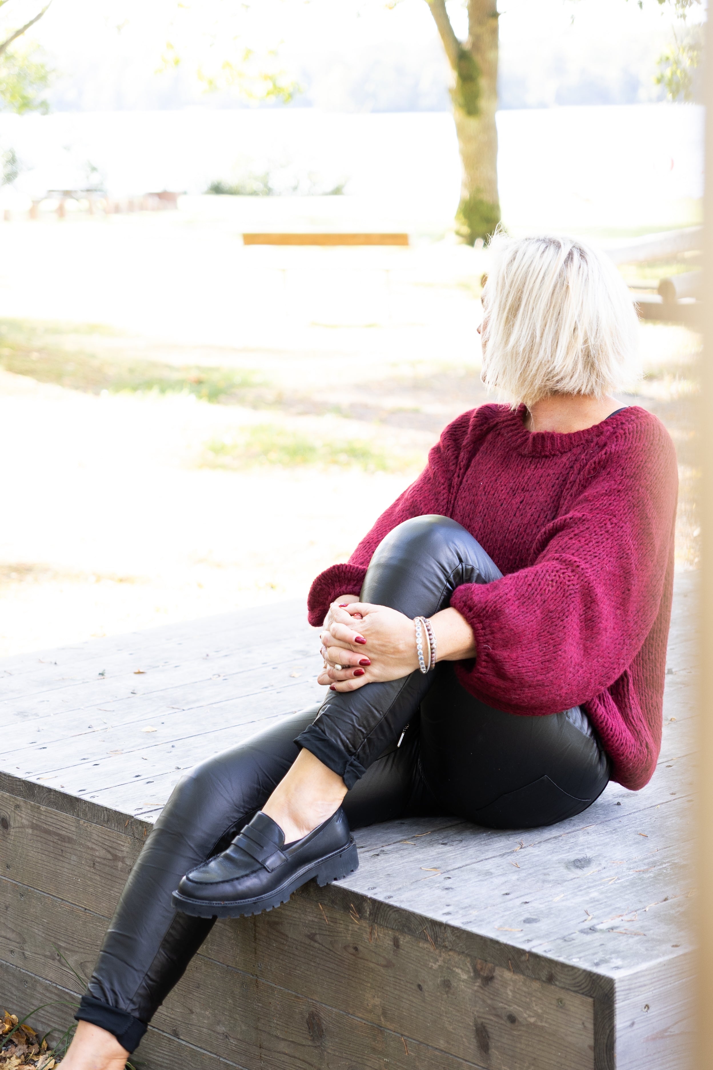 Caja de pantalones Milano, gris claro