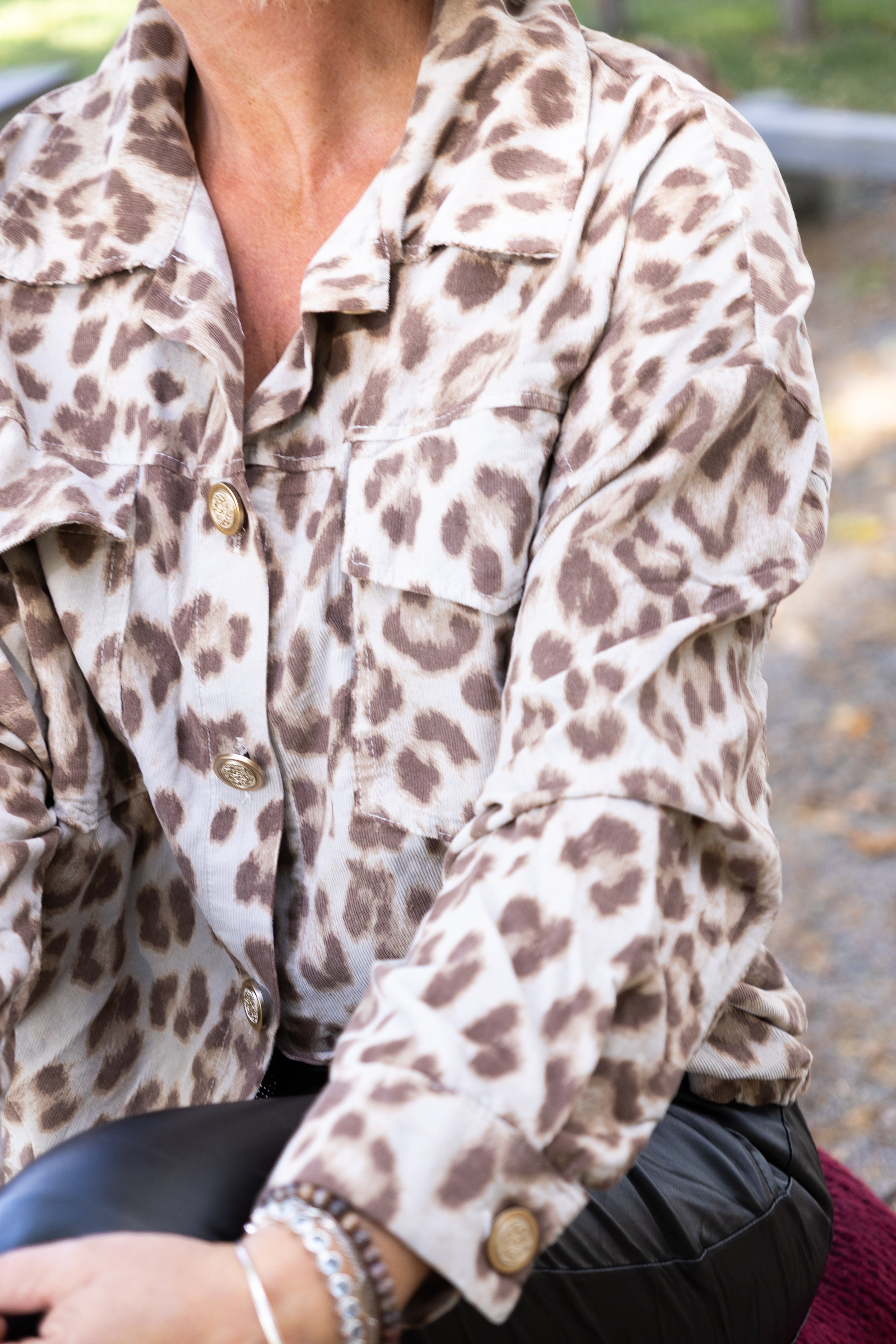 Leo Cord Jacket, Beige