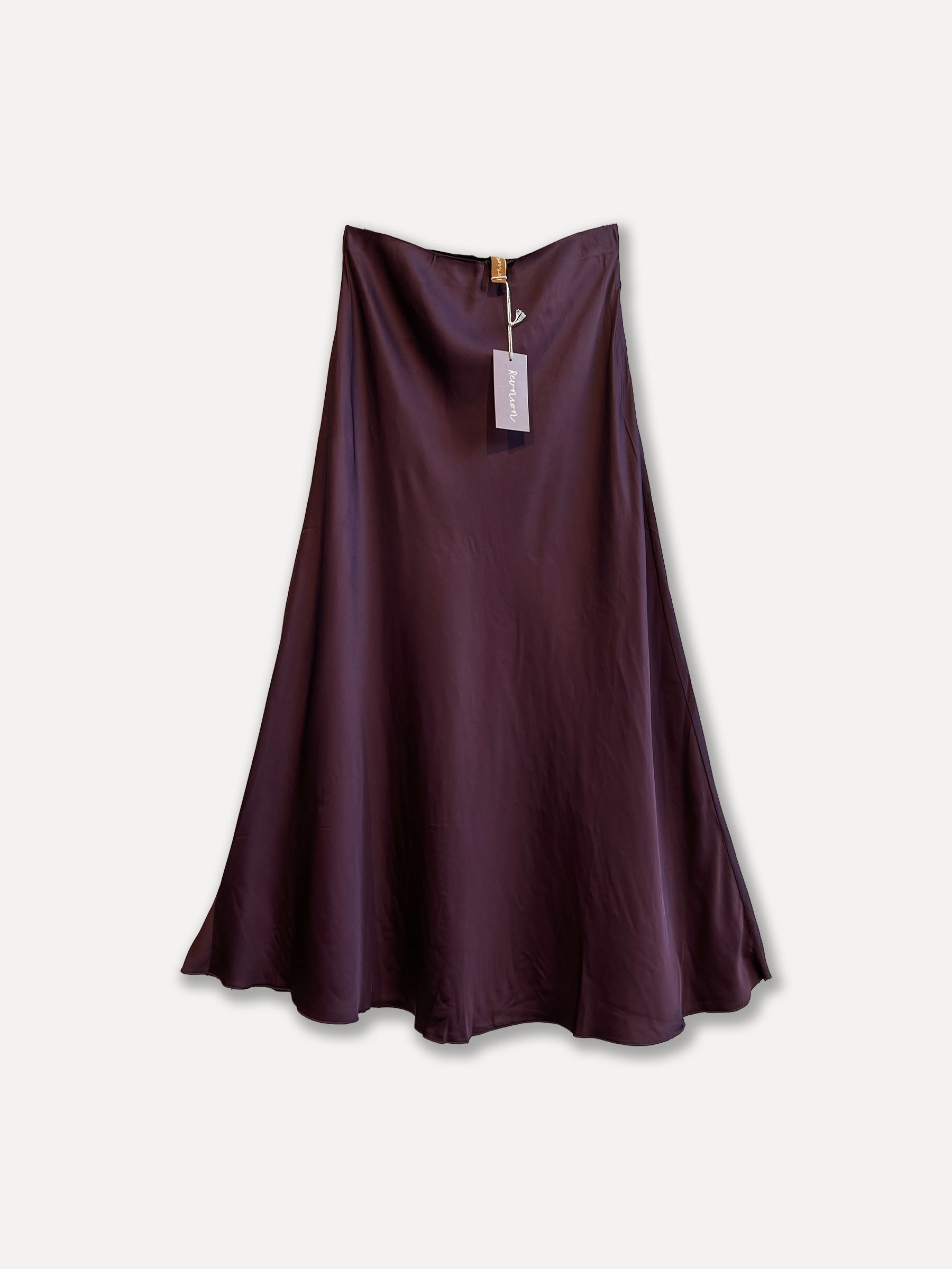 Falda de seda simmy, vino