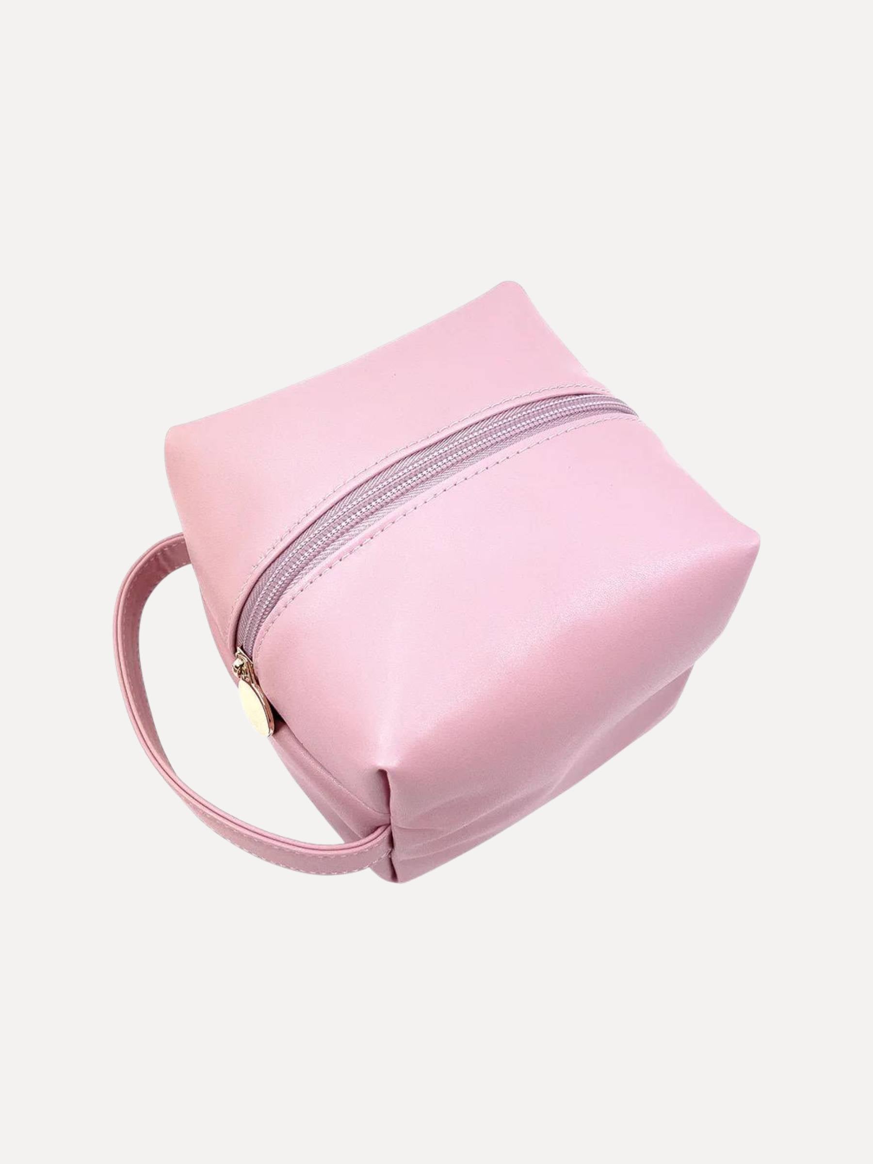 SUNNY Square Cosmetic Bag, Dusty Pink